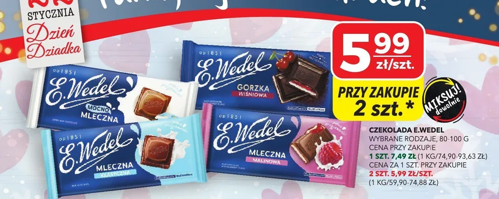 Czekolada promocja w Top Market
