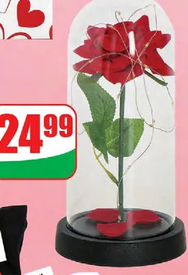 Dekoracja z różą LED różne kolory promocja w Dino