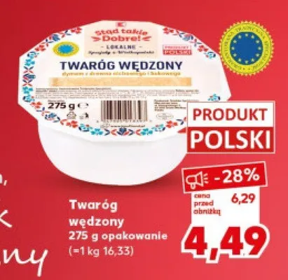 Twaróg wędzony promocja w Kaufland