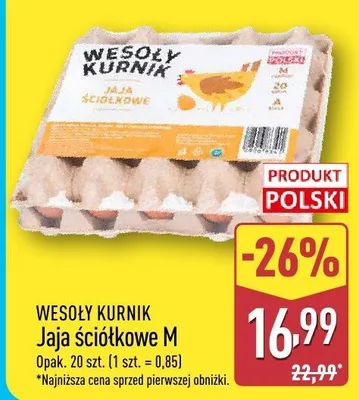 Jaja promocja w Aldi
