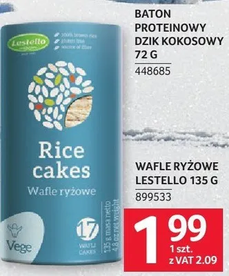 Wafle ryżowe Lestello 135g promocja w Selgros