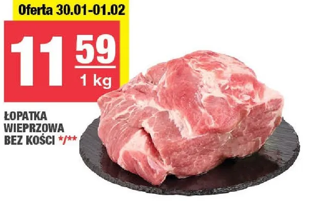 Łopatka wieprzowa promocja w SPAR