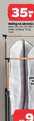 Pokrowiec na ubrania 60x100 cm promocja w Netto