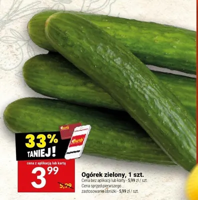 Ogórek zielony promocja w Twój Market