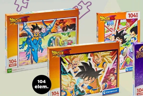 Puzzle Dragon Ball 104 elem. promocja w Netto