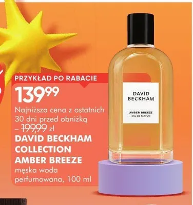 Perfumy męskie David Beckham Collection Amber Breeze promocja w Super-Pharm