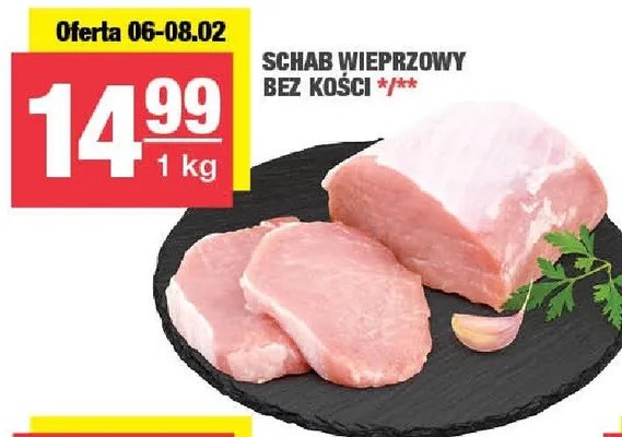 Schab wieprzowy bez kości promocja w SPAR