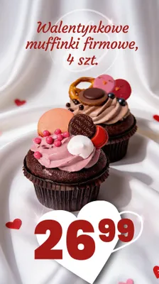 Muffinki firmowe walentynkowe promocja w Twój Market