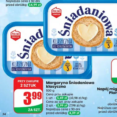 Margaryna klasyczna promocja w Dino