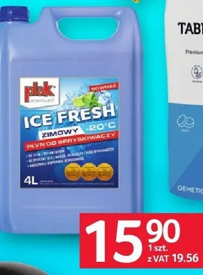 Płyn do spryskiwaczy Ice Fresh zimowy Plak -20°C 4L promocja w Selgros