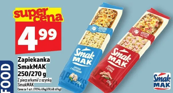 Zapiekanka SmakMAK 250/270 g promocja w TOPAZ