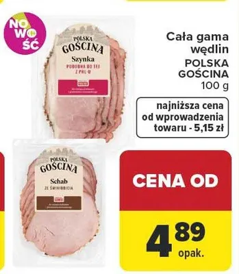 Kabanosy pikantne Polskie wędliny promocja w Carrefour