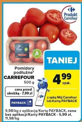 Pomidory promocja w Carrefour Express