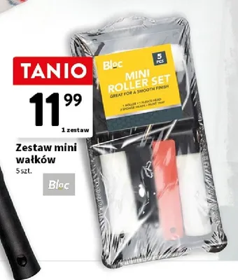 Zestaw mini wałków Bloc promocja w Intermarche