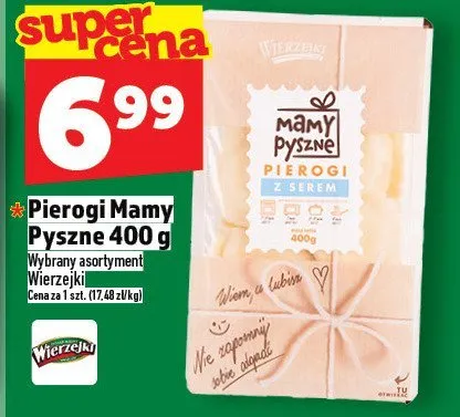Pierogi Mamy Pyszne 400 g promocja w TOPAZ