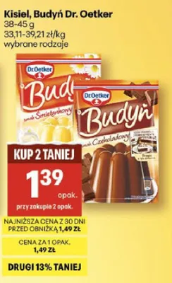 Kisiel Budyń Dr. Oetker promocja w Delikatesy Centrum