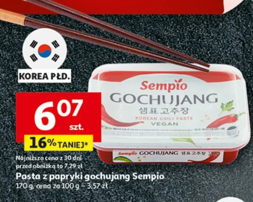 Pasta z papryki gochujang Sempio promocja w Auchan