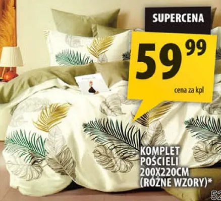 Komplet pościeli 200x220cm różne wzory Arhelan promocja w Arhelan