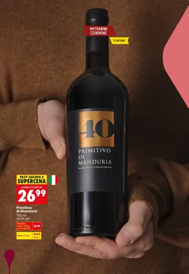 Wino Primitivo di Manduria promocja w Biedronka