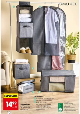Kosz lub torba do przechowywania SMUKEE promocja w Biedronka