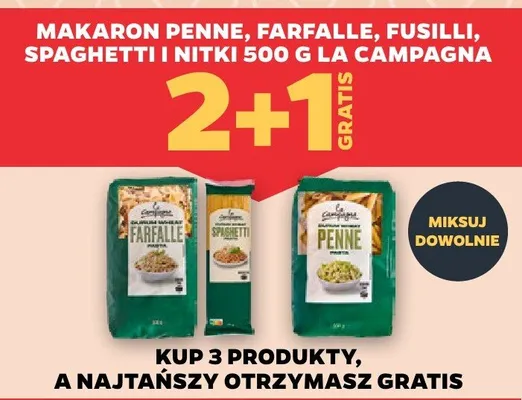 Makaron penne 500 g La Campagna promocja w Netto