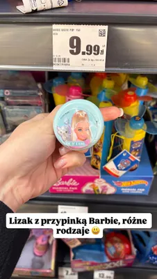 Lizak z przypinką, różne rodzaje promocja w Intermarche