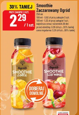 Smoothie Zaczarowany Ogród czerwone promocja w POLOmarket
