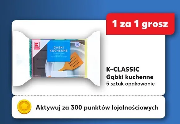 Gąbki kuchenne 5 szt. K-Classic promocja w Kaufland