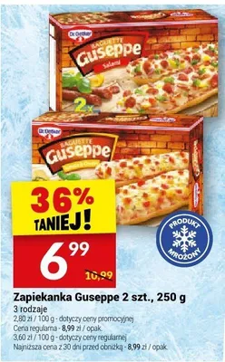Zapiekanka Zapiekanka Guseppe 2 szt., 250 g promocja w Twój Market