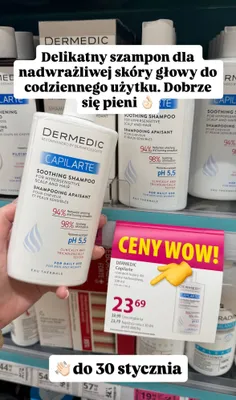 Szampon Capilarte dla nadwrażliwej skóry głowy  promocja w Hebe