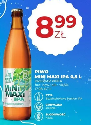 Piwo promocja w Duży Ben