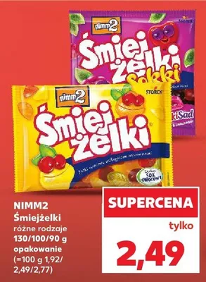 Żelki Śmiejżelki różne rodzaje Nimm2 promocja w Kaufland