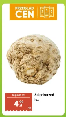 Seler korzeń luz Biedronka promocja w Biedronka
