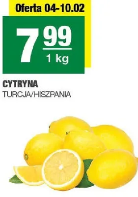 Cytryna Turcja/Hiszpania promocja w SPAR