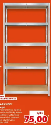 Regał metalowy poziomy 46 x 47 x 18 cm Home creation promocja w Kaufland