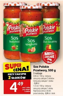 Sos Polskie Przetwory, 500 g promocja w Twój Market