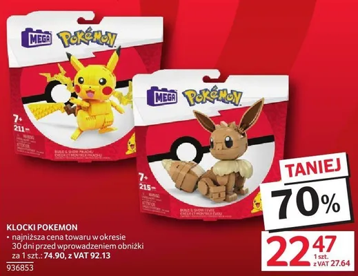Klocki pokemon promocja w Selgros