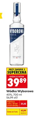 Wódka promocja w Biedronka