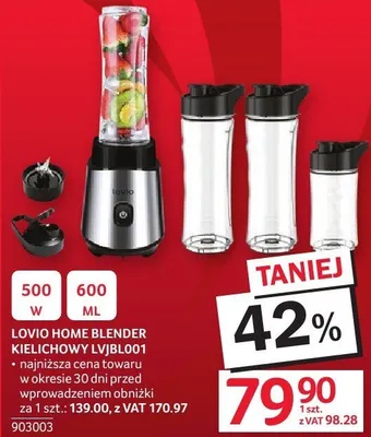 Blender kielichowy Lovio Home Blender kielichowy LVB001 promocja w Selgros