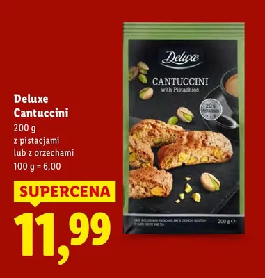Ciastka Cantuccini z pistacjami promocja w Lidl