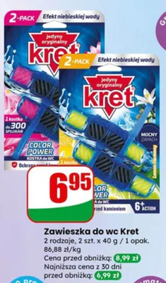 Zawieszka do WC Kret  promocja w Dino