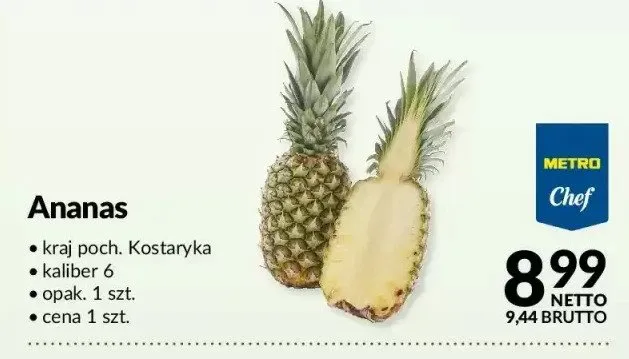 Ananas Makro promocja