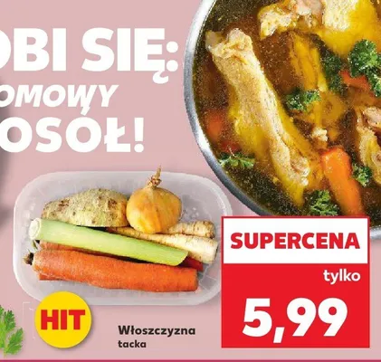Włoszczyzna tacka Kaufland promocja w Kaufland