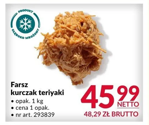 Farsz kurczak teriyaki Makro promocja w Makro