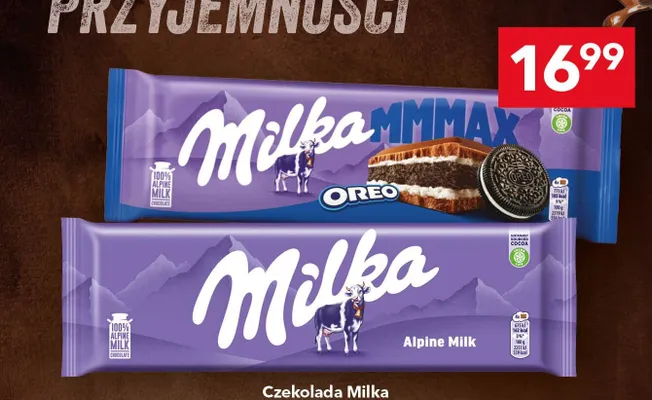 Czekolada Milka Alpine Milk 250 g promocja w LEWIATAN