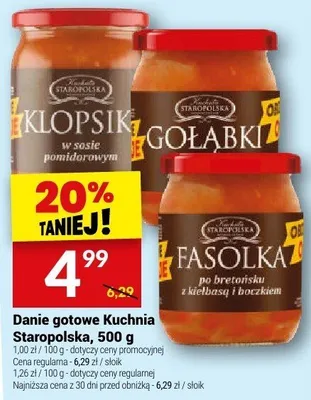 Danie gotowe Danie gotowe Kuchnia Staropolska, 500 g promocja w Twój Market