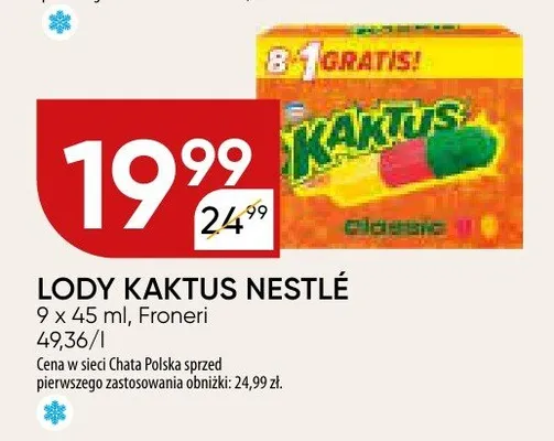 Lody promocja w Chata Polska