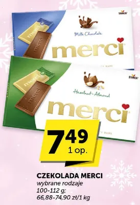 Czekolada Merci wybrane rodzaje promocja w Euro Sklep