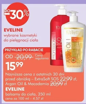 Balsamy do ciała EVELINE, 350 ml promocja w Super-Pharm
