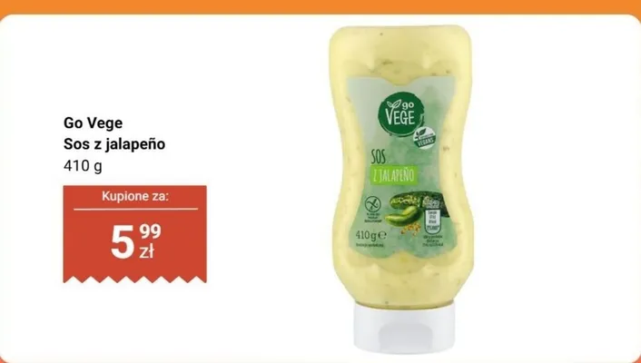 Sos z jalapeño promocja w Biedronka